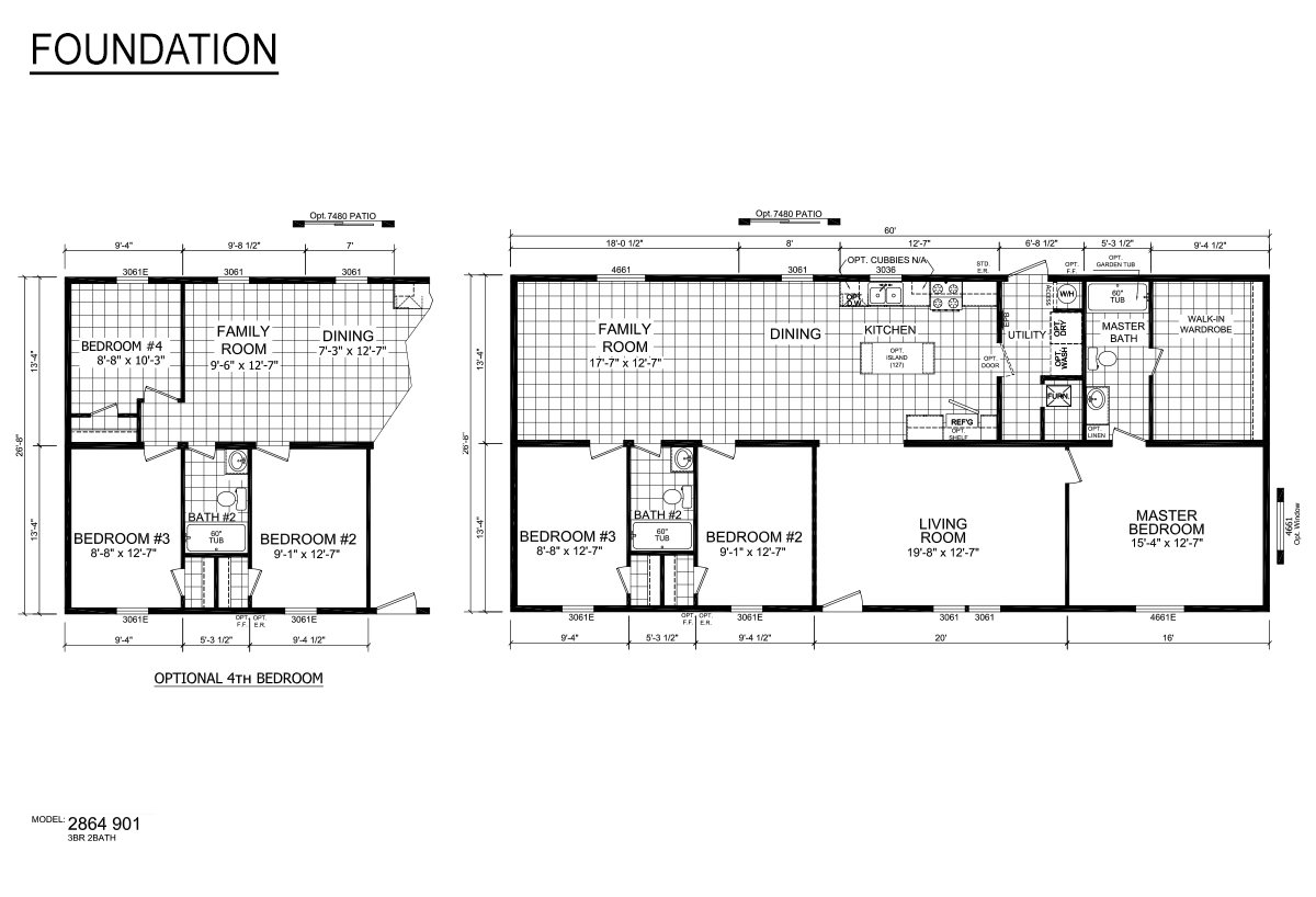 Foundation Sectional 2864901 from Clayton Homes of Glen Jean